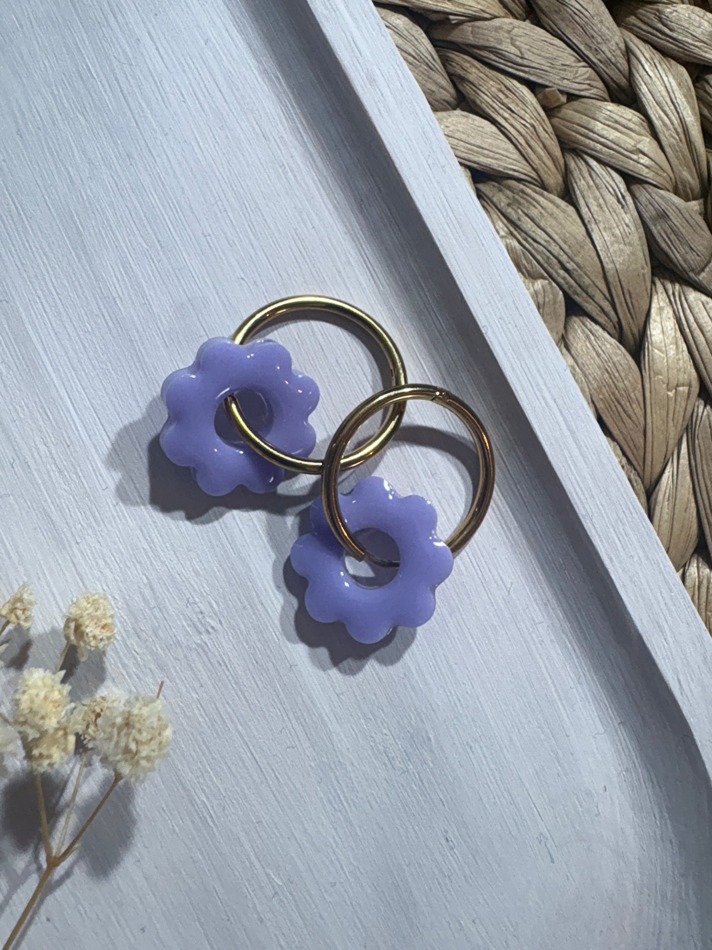 Boucles d'oreilles - Pampilles Marguerite