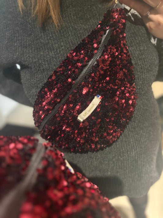 Banane - Sequins rouge