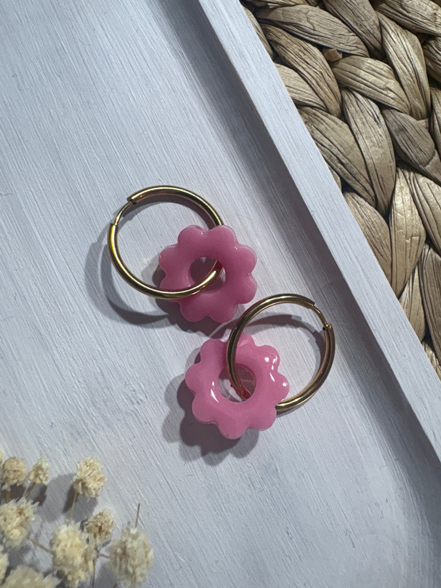 Les Pampilles 🌸 - boucles d’oreilles - fait main