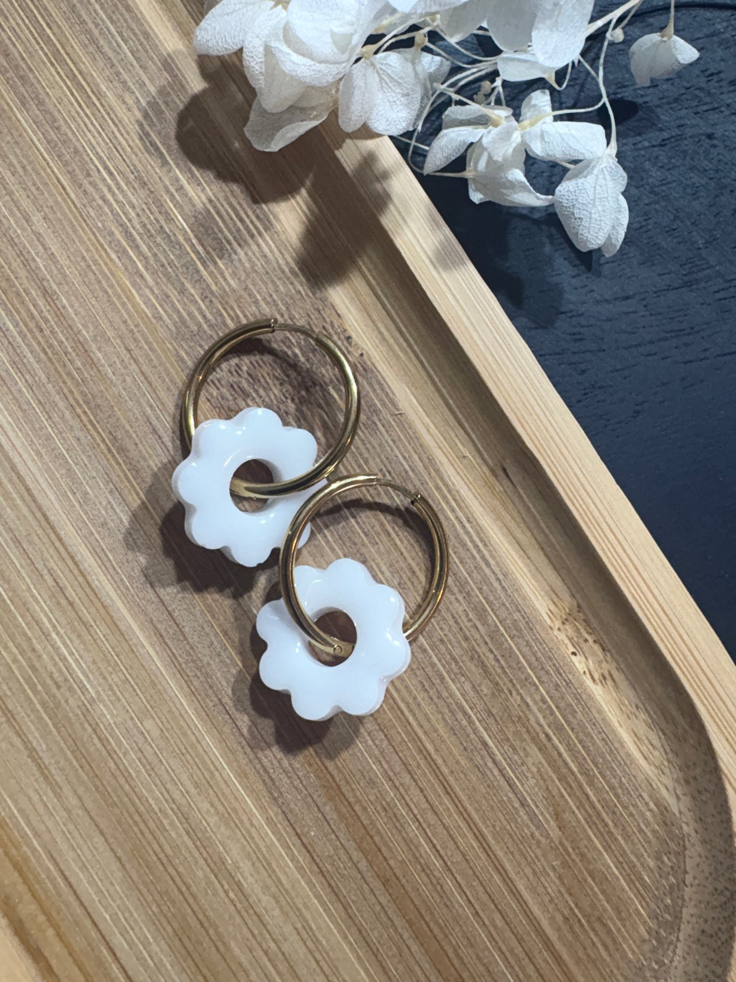 Les Pampilles 🌸 - boucles d’oreilles - fait main
