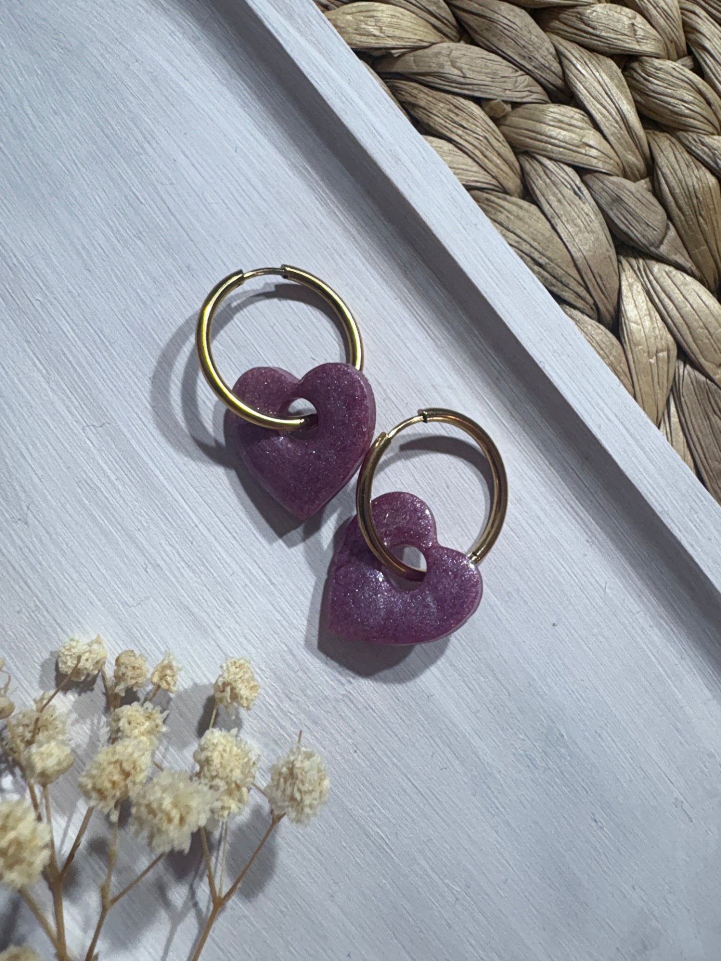 Les Pampilles 🌸 - boucles d’oreilles - fait main