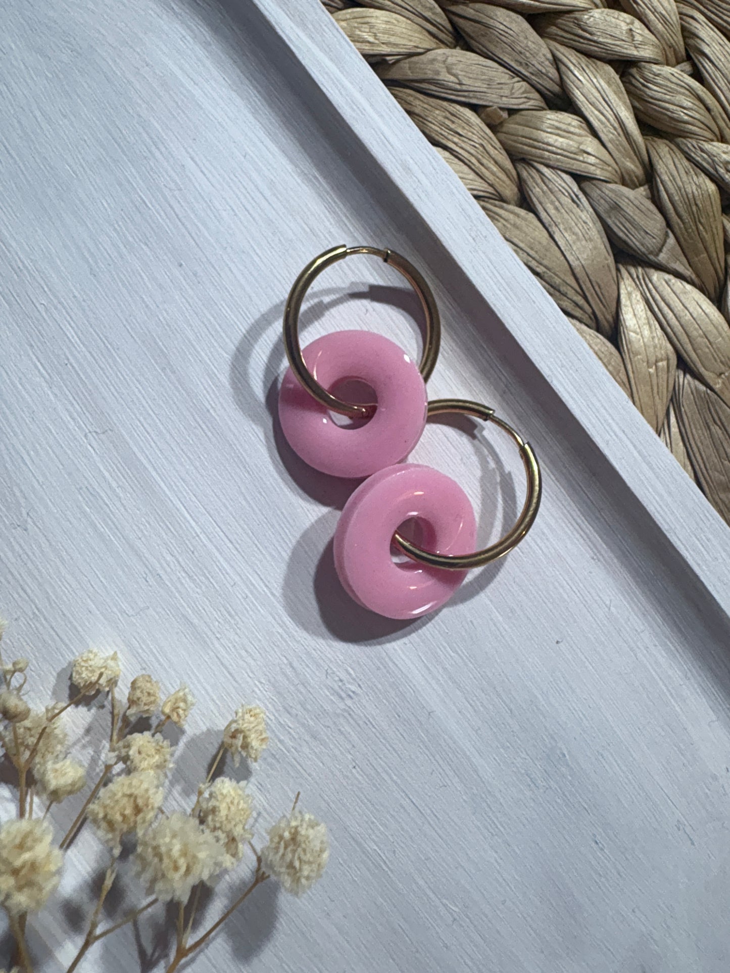 Les Pampilles 🌸 - boucles d’oreilles - fait main