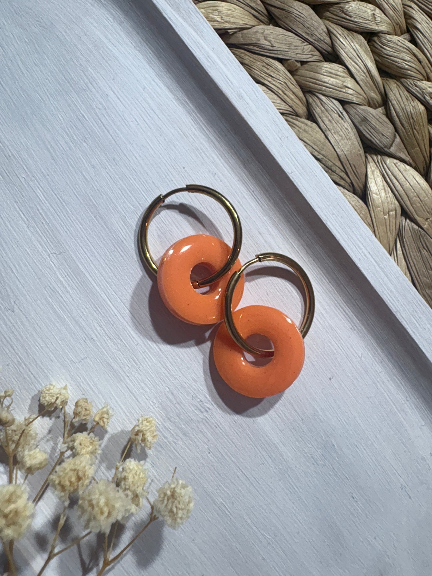 Les Pampilles 🌸 - boucles d’oreilles - fait main