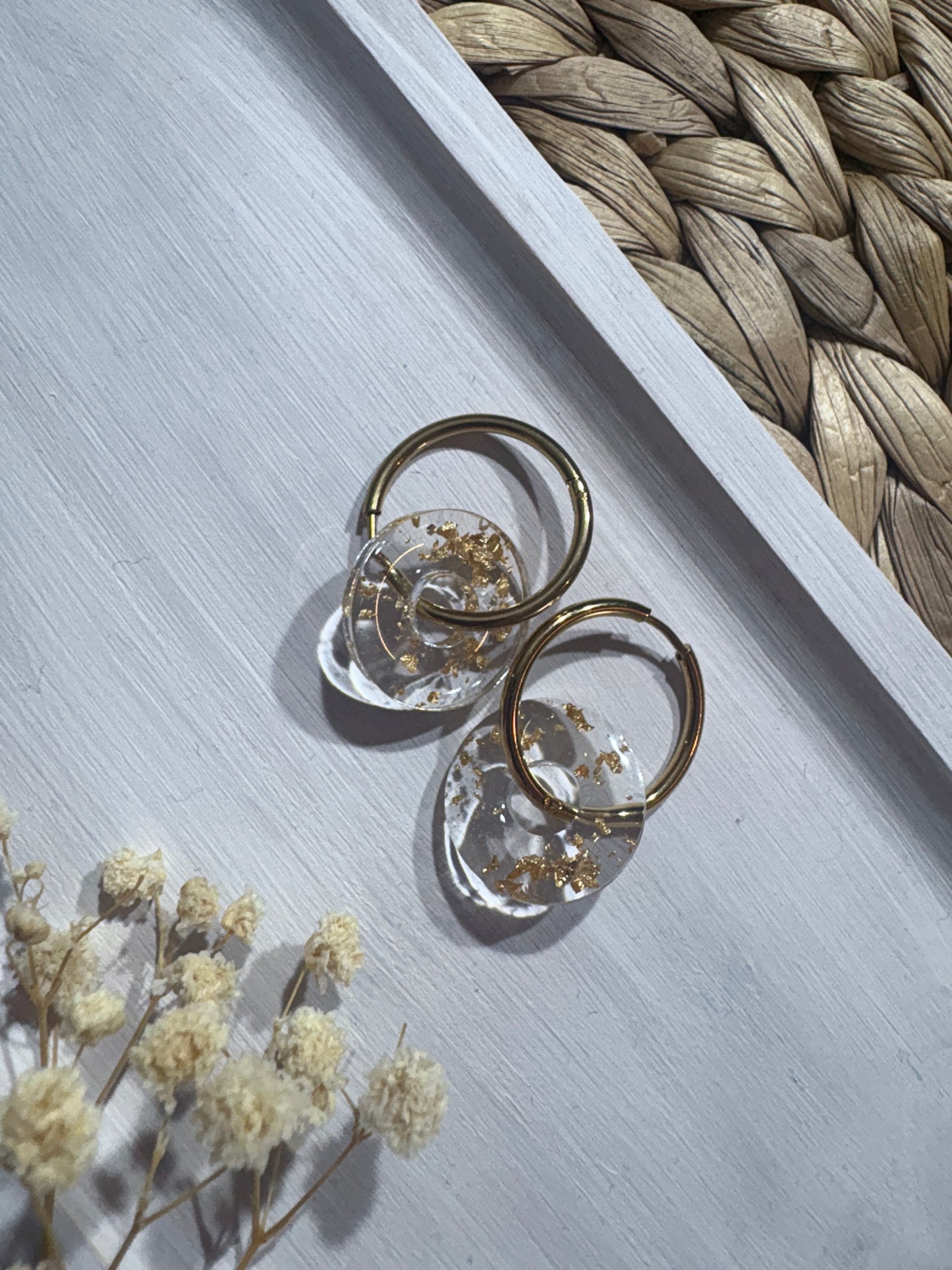Les Pampilles 🌸 - boucles d’oreilles - fait main