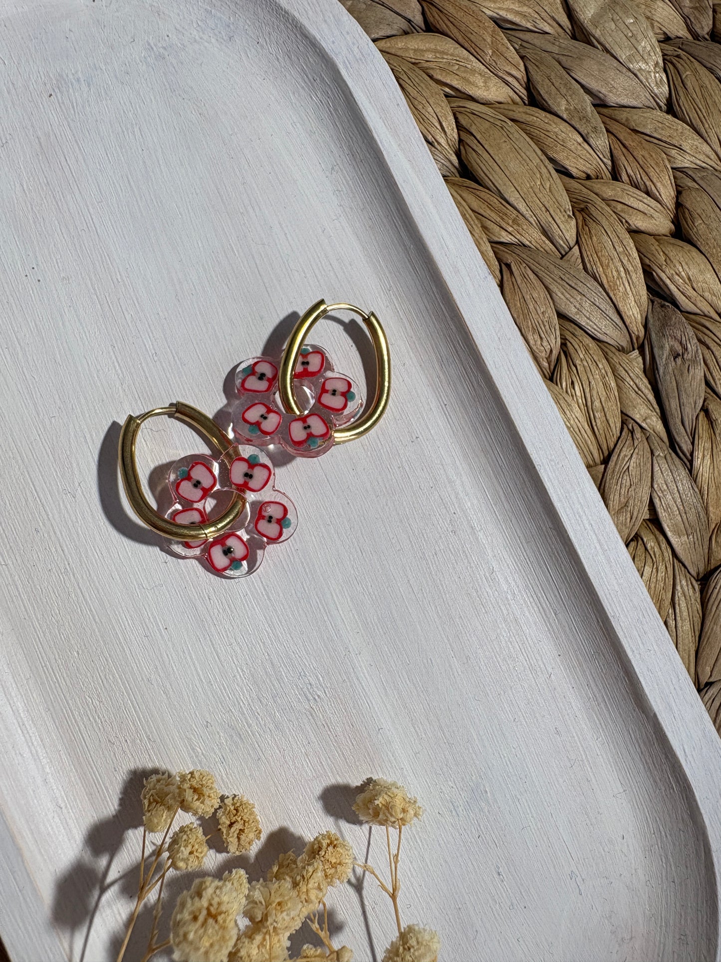 Les Pampilles 🌸 - boucles d’oreilles - fait main