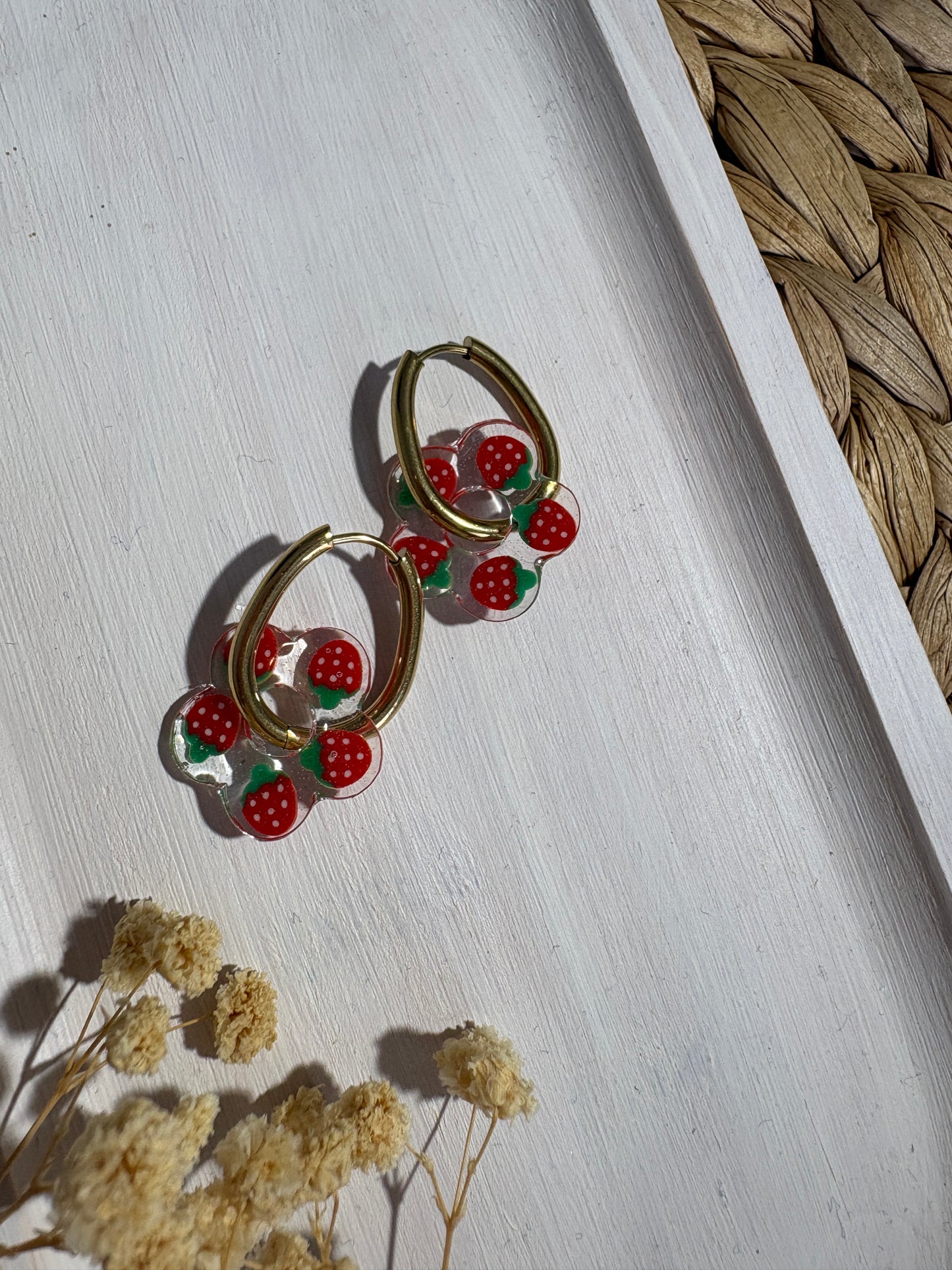 Les Pampilles 🌸 - boucles d’oreilles - fait main