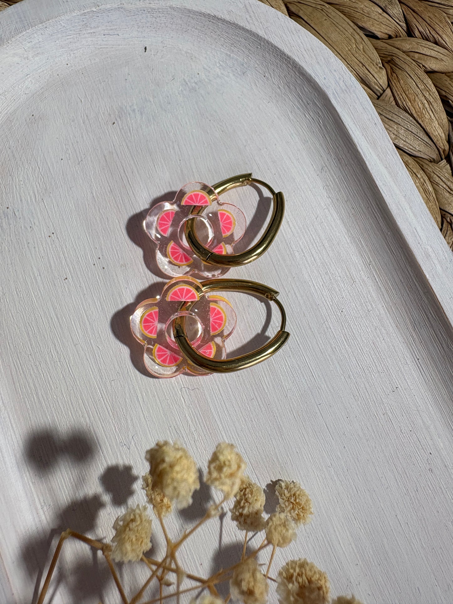 Les Pampilles 🌸 - boucles d’oreilles - fait main
