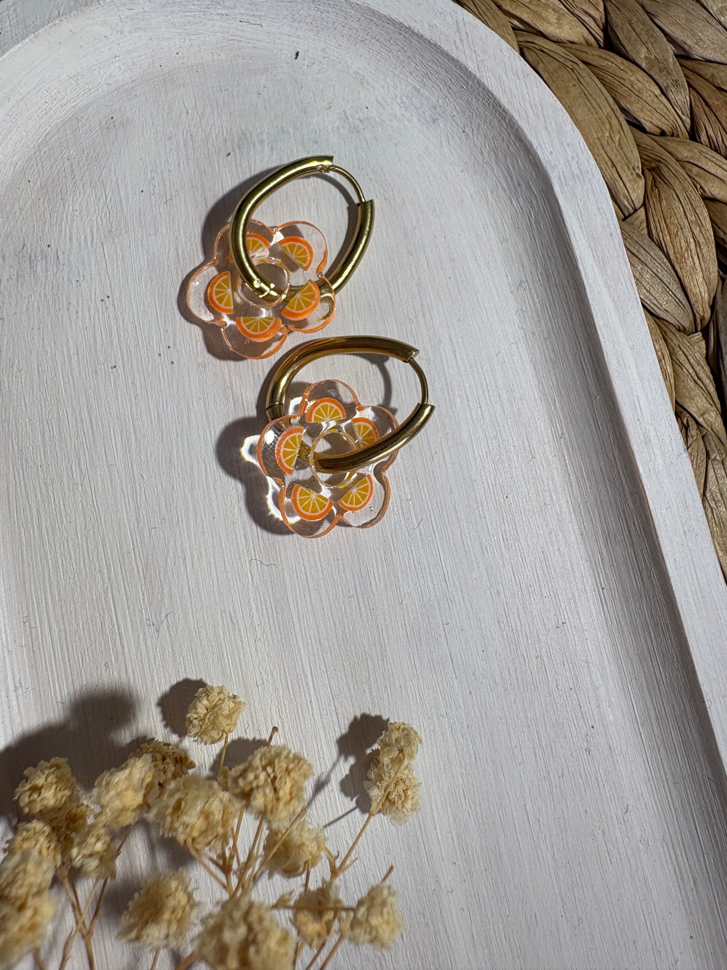 Les Pampilles 🌸 - boucles d’oreilles - fait main