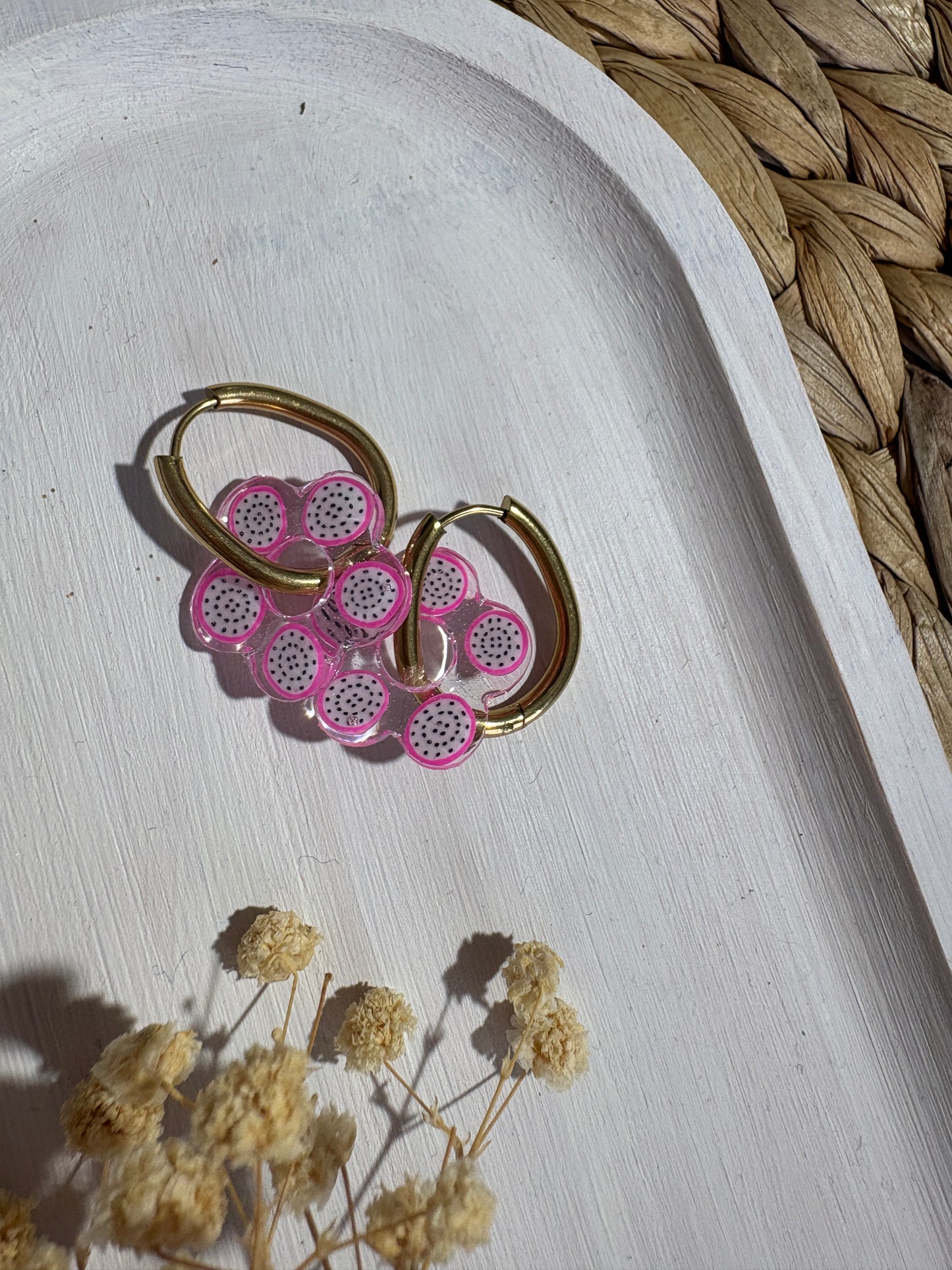 Les Pampilles 🌸 - boucles d’oreilles - fait main