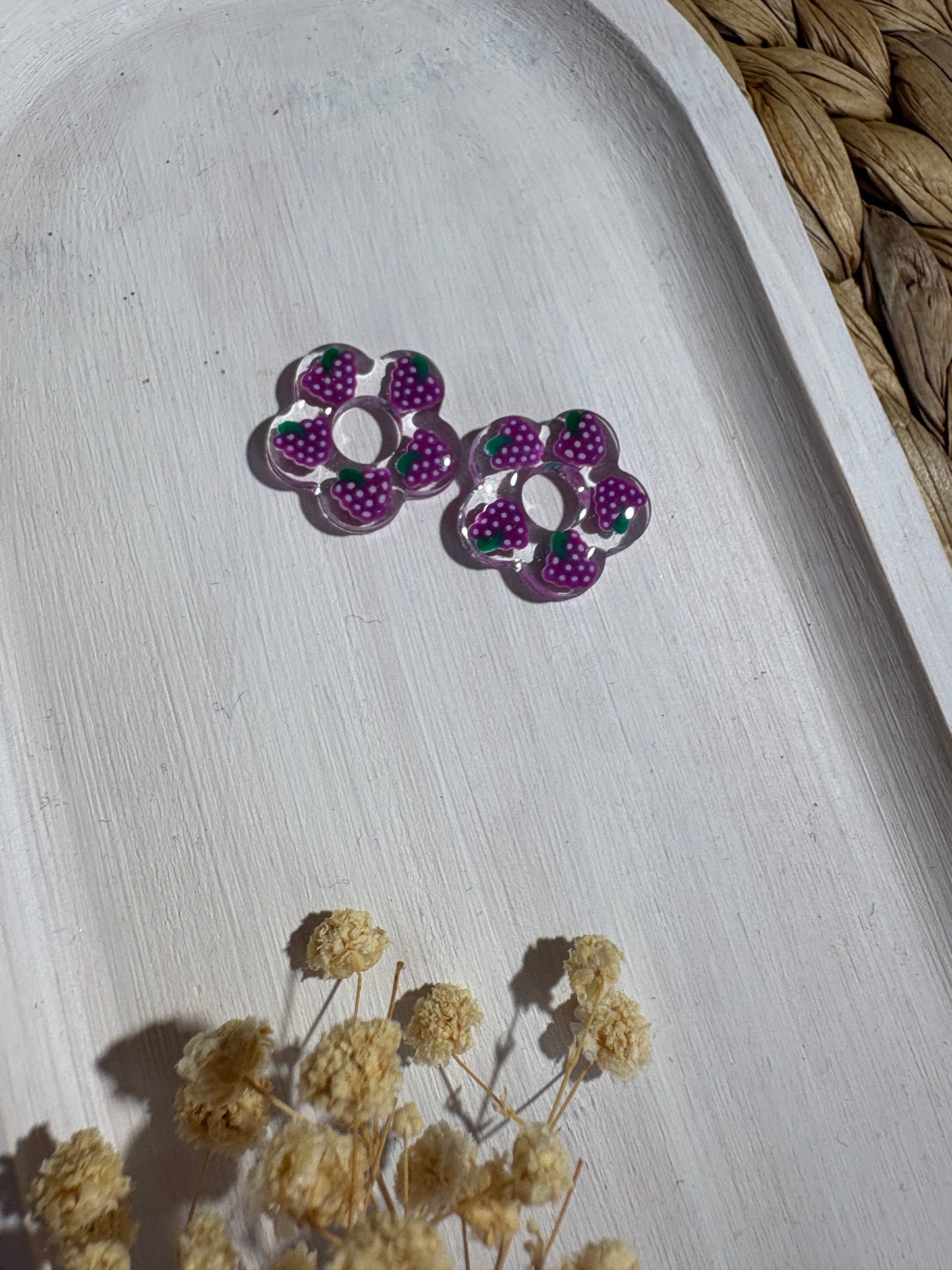 Les Pampilles 🌸 - boucles d’oreilles - fait main