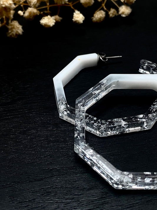 Boucles d'oreilles - 🩶 Collection Éclat Argenté 🩶